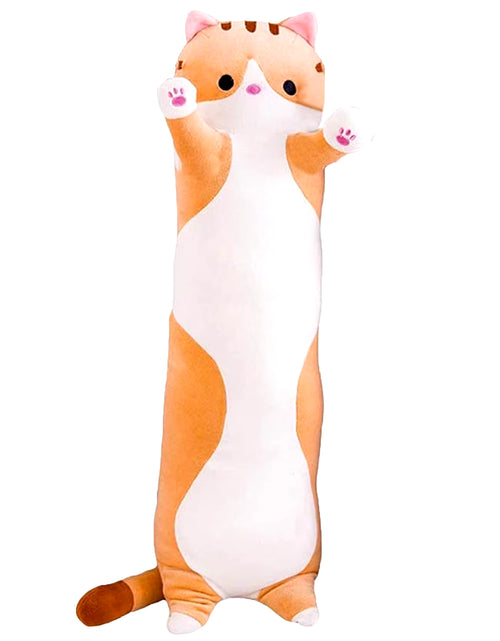 Load image into Gallery viewer, Plush Toy Cat Cushion Cute Plush Toy Skin-Friendlyelastic Long Cat Doll
