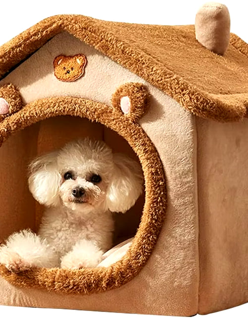 Load image into Gallery viewer, Foldable Pet House Removable Dog Bed Washable Cat House Puppy Kennel Dog Bed Sofa House for Extra Small Dog and Small and Medium
