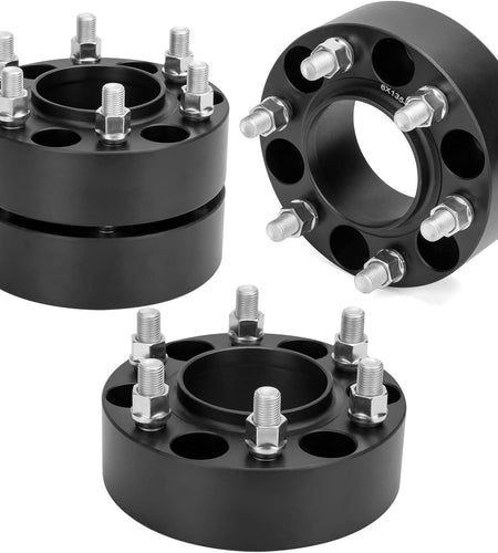 6X135 Wheel Spacers for F-150/Expedition/Lobo 2015-2022 4WD, 4Pcs Solid Hubcentric 1.5 Inch Thick 14X1.5 87.1 Center Bore for 2015/16/17/18/19/20 Lincoln Navigator 4X4 RWD 6Lug Wheels/Rim