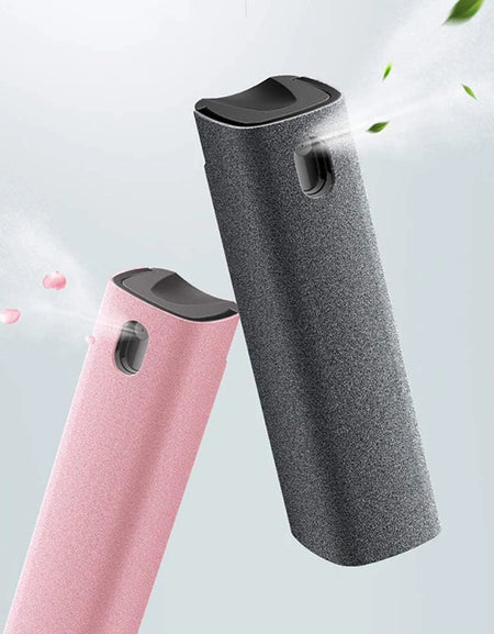 Touchscreen Mist Cleaner, Screen Cleaner, for All Phones, Laptop and Tablet Screens,Two in One Spray and Microfiber Cloth