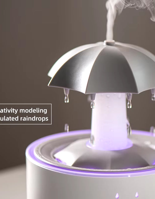 Load image into Gallery viewer, Creative Umbrella Water Drop Air Humidifier with Colorful Light Raindrop Aroma Essential Oil Diffuser Aromatherapy Humidifier
