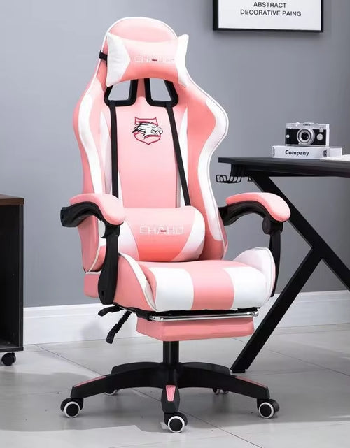 Load image into Gallery viewer, WCG Gaming Chair Computer Chair High-Quality Gaming Chair Leather Internet LOL Internet Cafe Racing Chair Office Chair Gamer New
