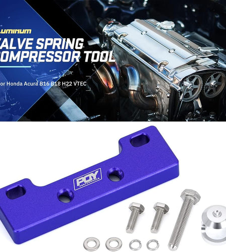 Valve Spring Compressor Tool Removal for Honda Acura B16 B18 H22 VTEC Blue