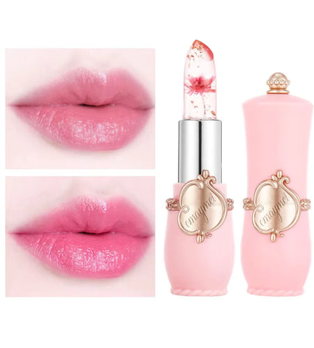 6-Color Transparent Moisturizing Jelly Color Changing Lipstick Temperature Changing Flower Lipstick