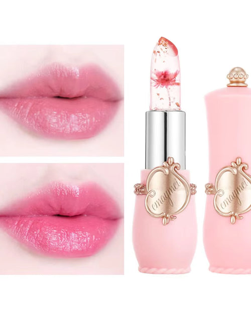 Load image into Gallery viewer, 6-Color Transparent Moisturizing Jelly Color Changing Lipstick Temperature Changing Flower Lipstick
