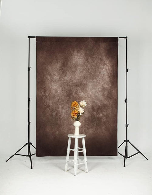 Load image into Gallery viewer, 5X7Ft Portrait Brown Backdrops Photography Vintage Brown Backgrounds for Professional Photography Studio
