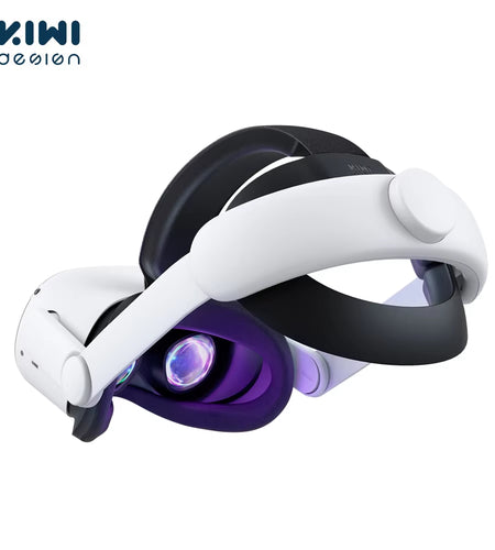 KIWI Design Comfort Adjustable Head Strap Compatible with Quest 2 Increase Supporting Improve Comfort-Virtual VR Accessories