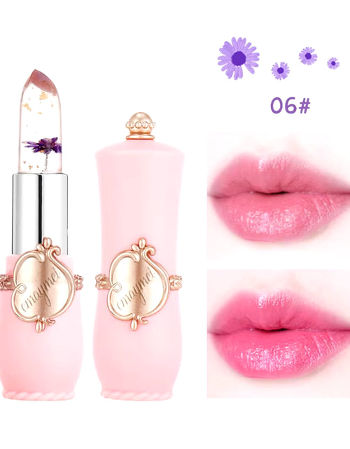 Load image into Gallery viewer, 6-Color Transparent Moisturizing Jelly Color Changing Lipstick Temperature Changing Flower Lipstick
