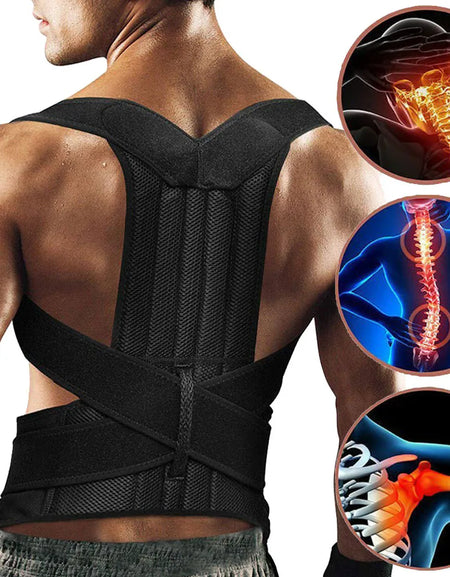 Adjustable Posture Corrector Back Support Shoulder Back Brace Posture Correction Spine Posture Corrector Postural Fixer Tape