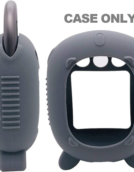 Silicone Cover Case for JBL Clip 4 Portable Bluetooth Speaker, Protective Carrying Case for JBL Clip 4 Portable Bluetooth Speaker Stand up Holder(Case Only) (Grey)