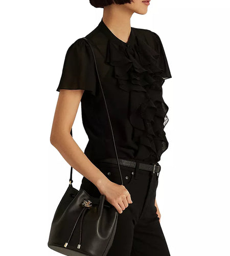 Women'S Smooth Leather Medium Andie Drawstring Bag