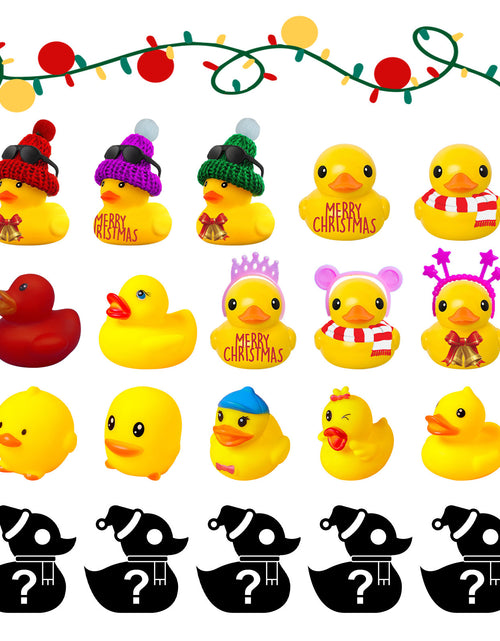 Load image into Gallery viewer, 24 Days Countdown Christmas Advent Calendar Set Funny Ducks Bath Toy For Kids Animals Advent Calendar Christmas Xmas Gifts
