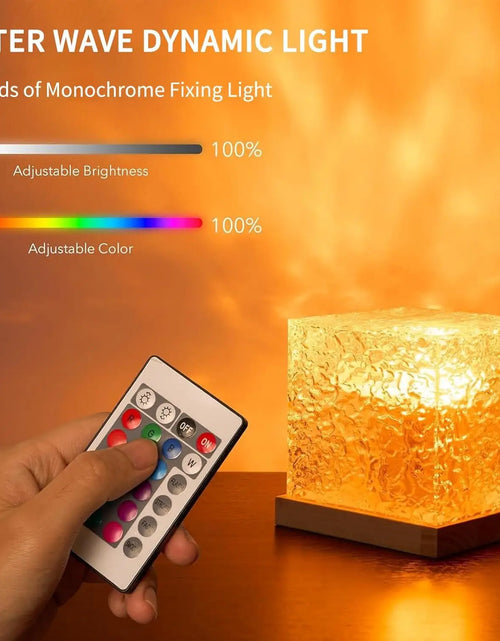 Load image into Gallery viewer, Northern Lights Cube Lamp Ocean Wave Lamp Water Projector Light Luminorthe Cube Lamp Lumena Lights Cube Bedroom Decor 16 Colors

