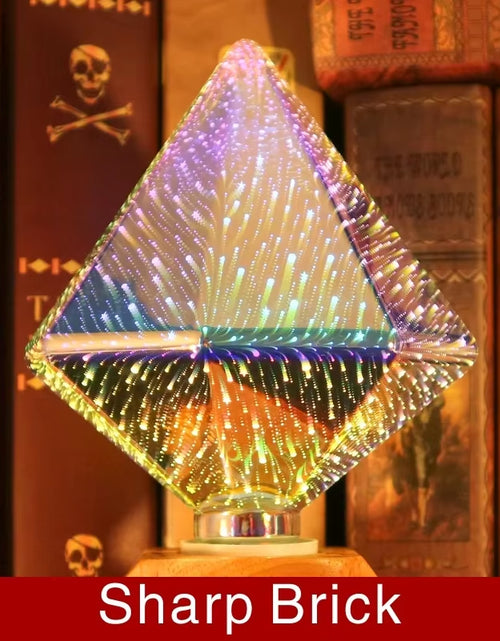 Load image into Gallery viewer, 3D Decoration LED Bulb E27 6W 85-265V Vintage Edison Light Bulb Star Fireworks Lamp Holiday Night Light Novelty Christmas Tree
