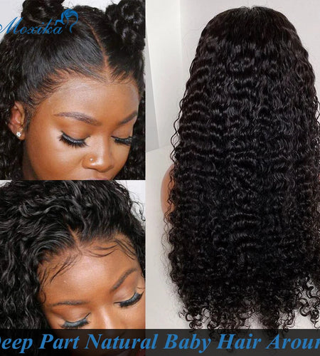 Human Hair Wigs 13X4 Deep Wave Frontal Wig Lace Wig 13X6 Human Hair 200 Density Human Hair Wig Curly Lace Front Human Hair Wig