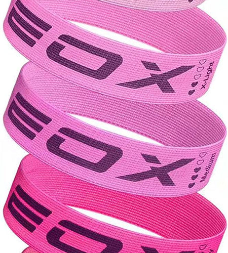 Exercise Resistance Fabric Loop Bands, Non-Slip Resistance Workout Bands for Legs & Butt and Glutes, 5 Resistance Levels Hip Training Bands