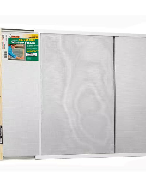 Load image into Gallery viewer, 45 In. X 24 In. Adjustable Wood Frame Window Screen
