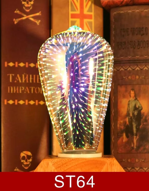 Load image into Gallery viewer, 3D Decoration LED Bulb E27 6W 85-265V Vintage Edison Light Bulb Star Fireworks Lamp Holiday Night Light Novelty Christmas Tree
