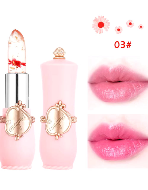 Load image into Gallery viewer, 6-Color Transparent Moisturizing Jelly Color Changing Lipstick Temperature Changing Flower Lipstick
