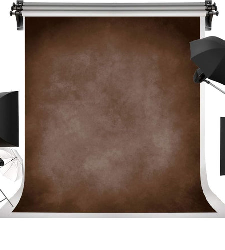 5X7Ft Portrait Brown Backdrops Photography Vintage Brown Backgrounds for Professional Photography Studio
