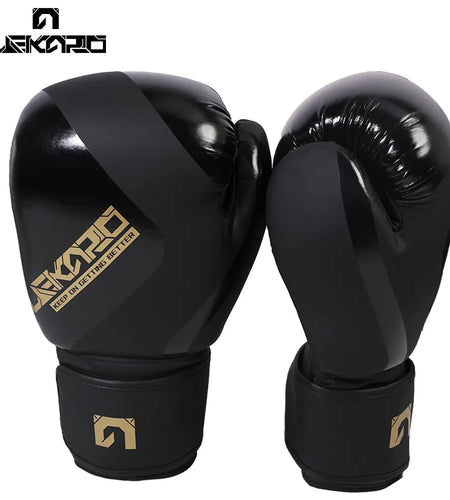 Adult Professional 12Oz Boxing Training Gloves Pu Elastic Boxing Gloves Muay Thai Sanda Fighting Gloves for Men and Women Lekaro