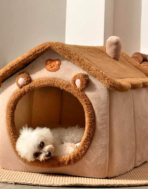 Load image into Gallery viewer, Foldable Pet House Removable Dog Bed Washable Cat House Puppy Kennel Dog Bed Sofa House for Extra Small Dog and Small and Medium
