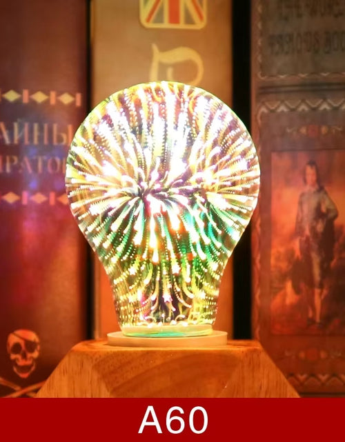 Load image into Gallery viewer, 3D Decoration LED Bulb E27 6W 85-265V Vintage Edison Light Bulb Star Fireworks Lamp Holiday Night Light Novelty Christmas Tree
