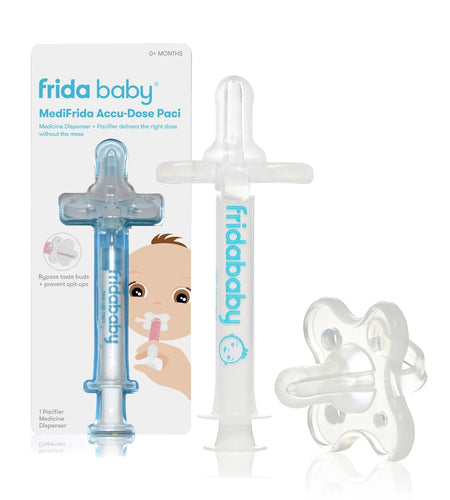Medifrida Accu-Dose Baby Medicine Syringe with Pacifier Tip, Sick Baby Essentials