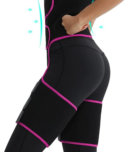 4 in 1 High Waist Arm and Thigh Wast Trainer for Women, Sweat Band Waist Trimmer plus Size