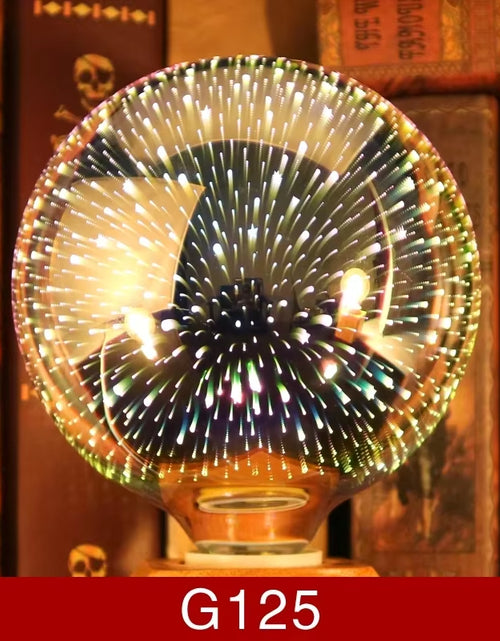 Load image into Gallery viewer, 3D Decoration LED Bulb E27 6W 85-265V Vintage Edison Light Bulb Star Fireworks Lamp Holiday Night Light Novelty Christmas Tree
