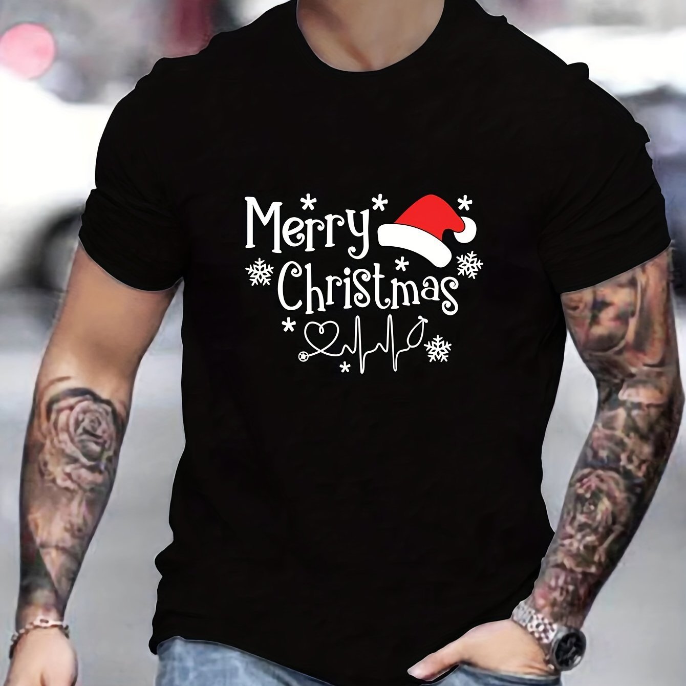 Summer Outdoor Casual T-shirt, A Christmas Gift For Men