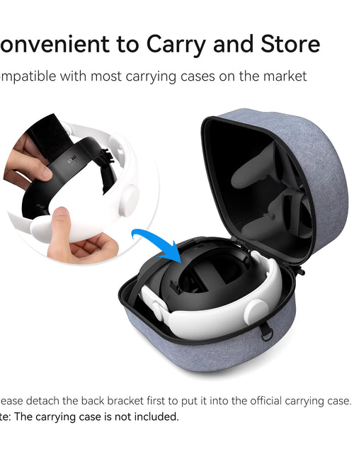 Load image into Gallery viewer, KIWI Design Comfort Adjustable Head Strap Compatible with Quest 2 Increase Supporting Improve Comfort-Virtual VR Accessories
