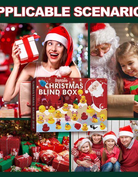 24 Days Countdown Christmas Advent Calendar Set Funny Ducks Bath Toy For Kids Animals Advent Calendar Christmas Xmas Gifts
