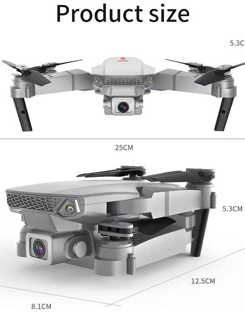 Load image into Gallery viewer, E88 Fpv Mini Drone 4K Professional Aerial Photography Long Range Folding Quadcopter with Camera Remote Control Helicopter Toys
